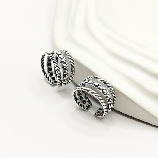 Three Line Toering 925 Silver