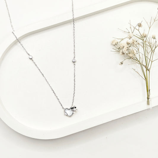 Heart Necklace 925 Silver