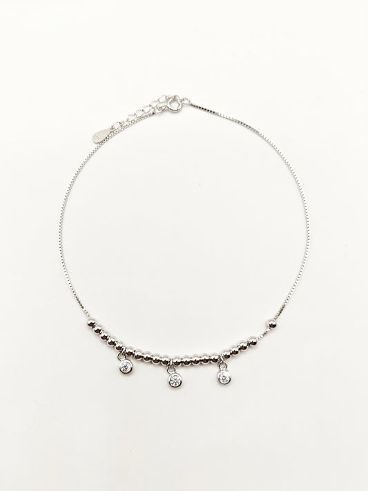 Maya Charm Anklet 925 Silver