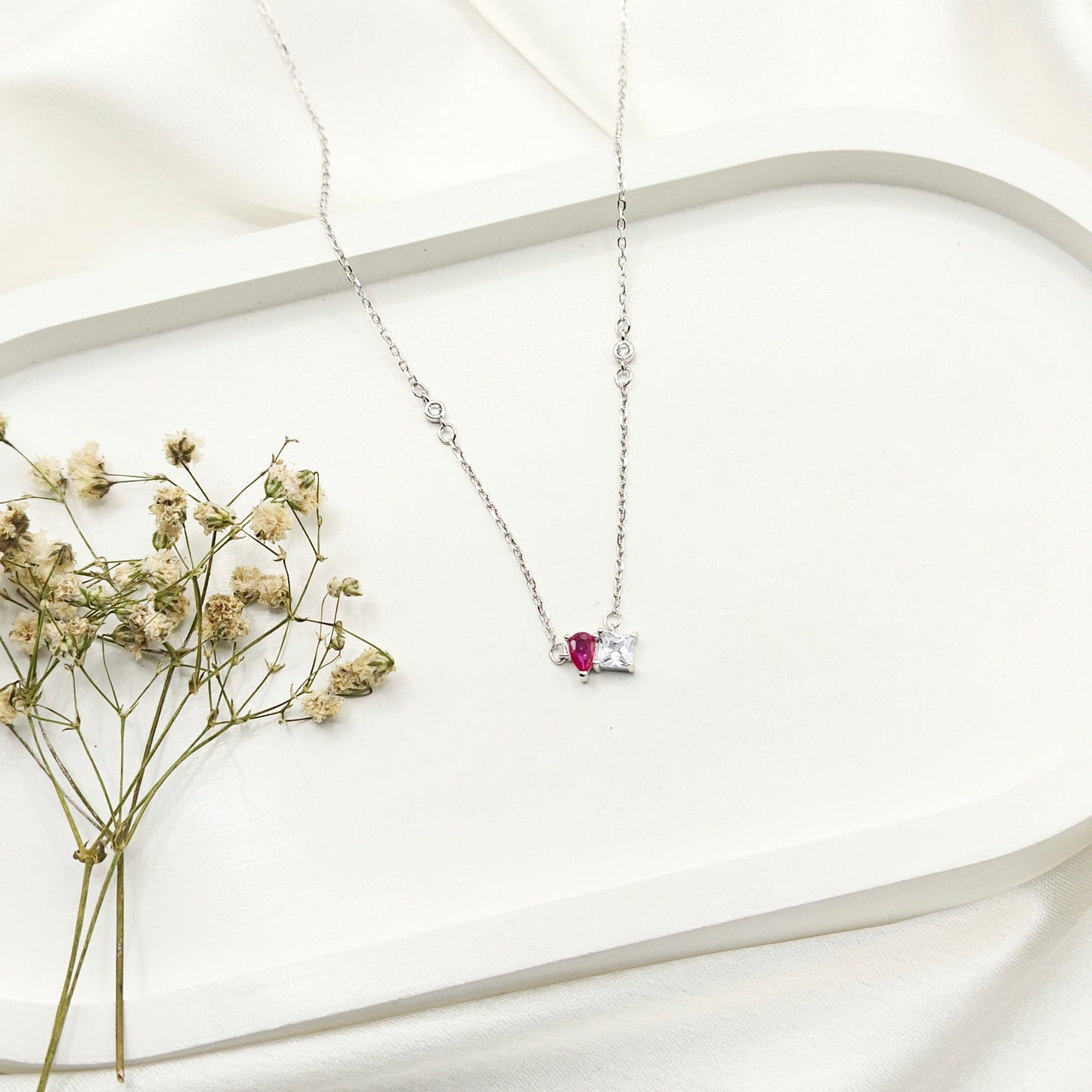 Toi Et Moi Necklace 925 Silver