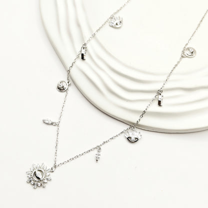 Evil Eye Charm Jewellery Set 925 Silver