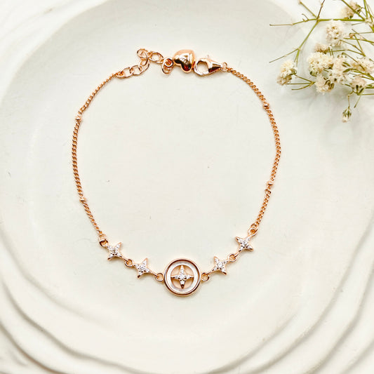 Marie Rosegold Plated Bracelet 925 Silver