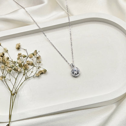 Solitiare Necklace 925 Silver