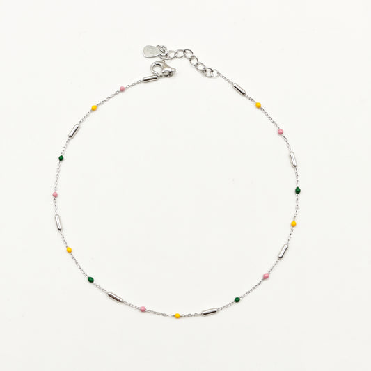 Beads Anklet 925 Silver