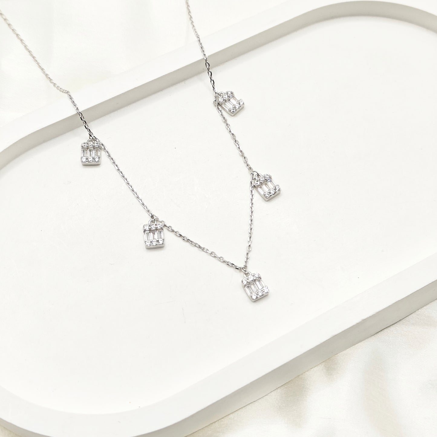 Karie Charm Necklace 925 Silver