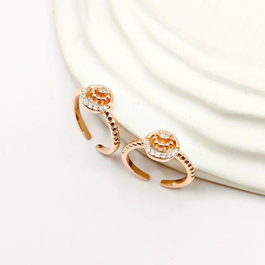 Zenith Rosegold Plated Toering 925 Silver