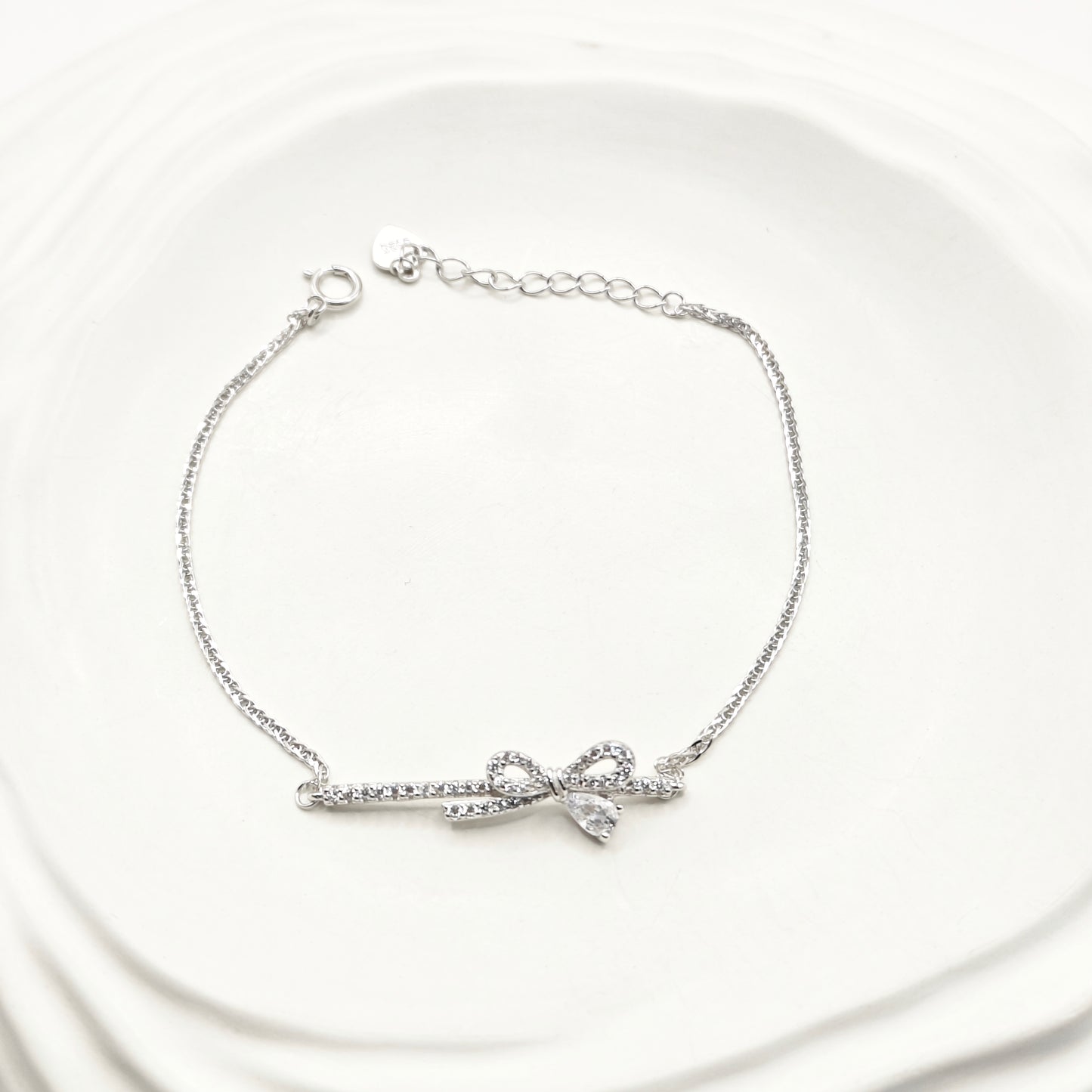 Bow Bracelet 925 Silver