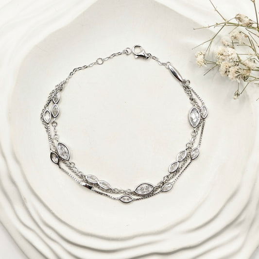 Ovie Layered Bracelet 925 Silver