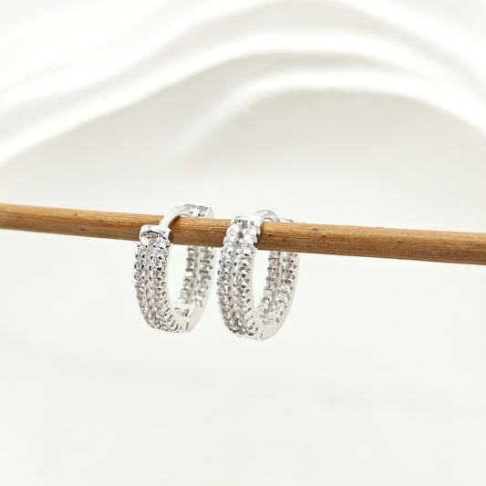 Cora Hoop Earrings 925 Silver