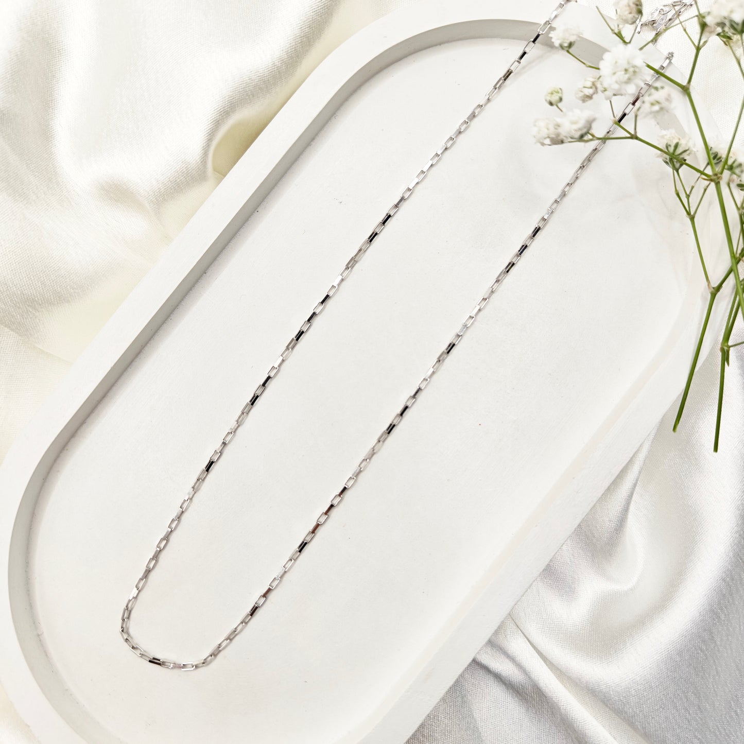 Paperclip Chain 925 Silver