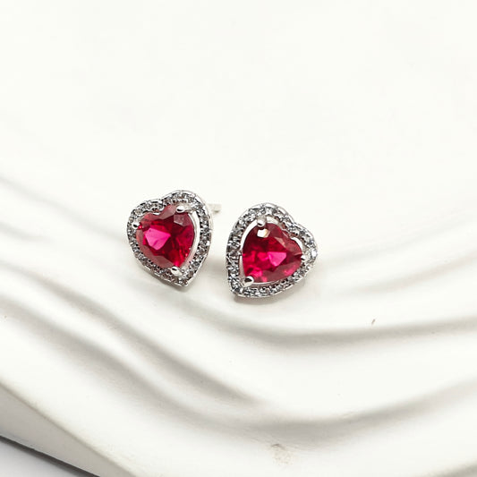 Heart Earring 925 Silver