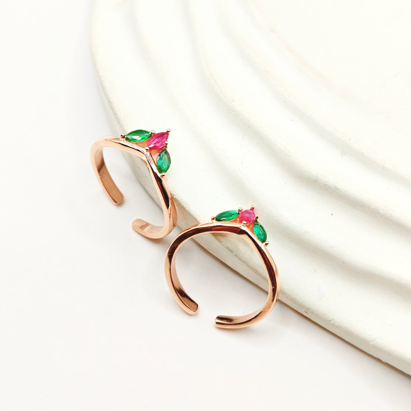Sophie Rosegold Plated Toering 925 Silver