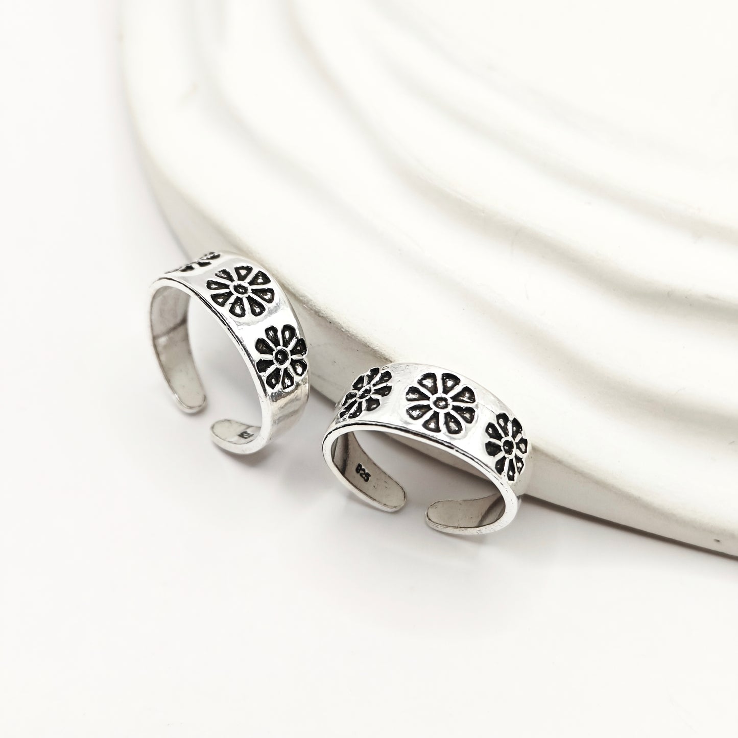 Flower Toering 925 Silver
