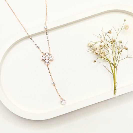 Clover Rosegold Plated 925 Silver