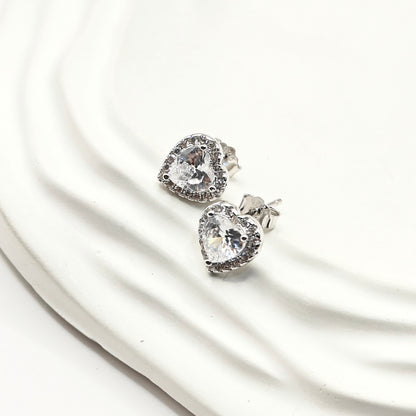 Heart Jewellery Set 925 Silver