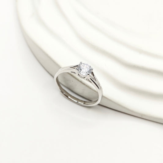 Diamond Ring 925 Silver