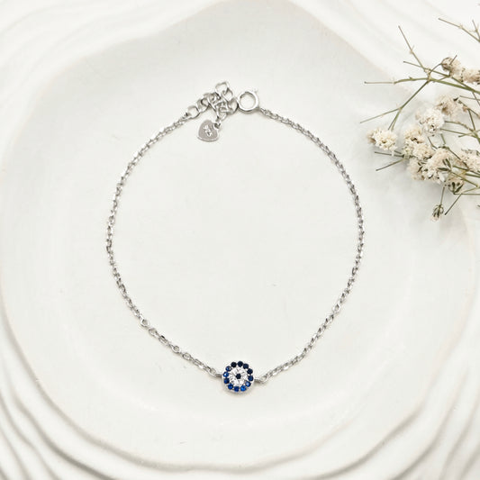 Evil Eye Bracelet 925 Silver