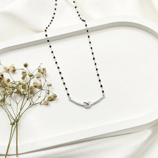 Knot Mangalsutra Necklace 925 Silver