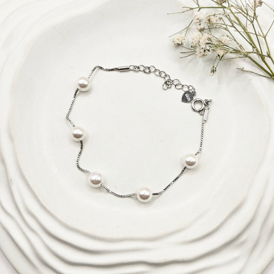 Pearl Bracelet 925 Silver