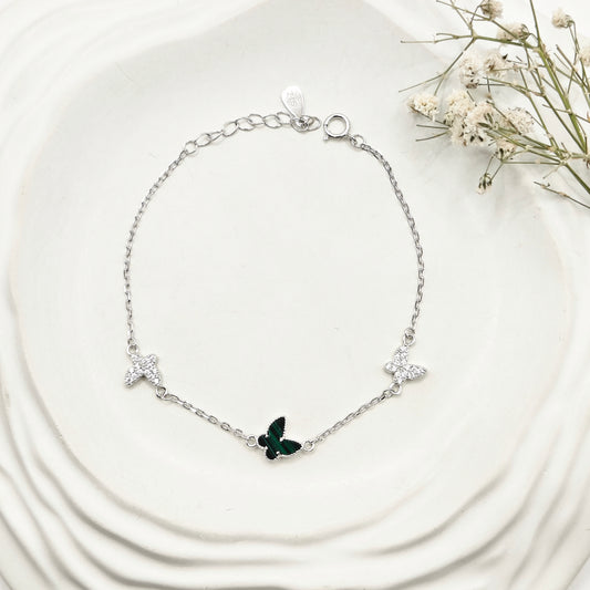 Butterfly Bracelet 925 Silver