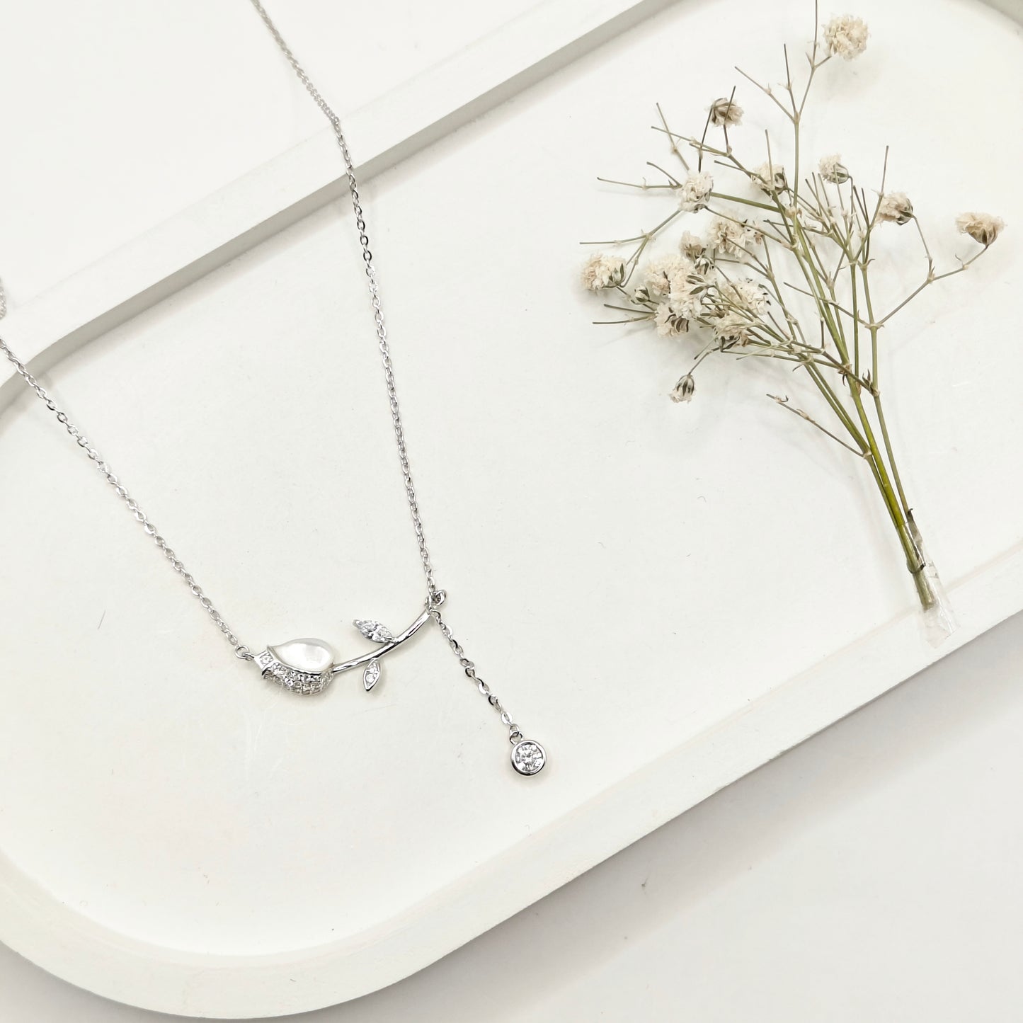 Rosa Necklace 925 Silver