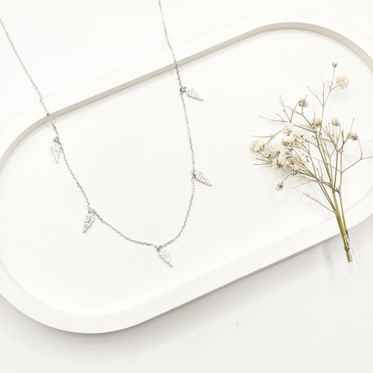 Thorn Charm Necklace 925 Silver