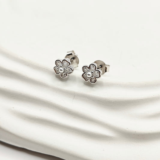 Flora Earrings 925 Silver