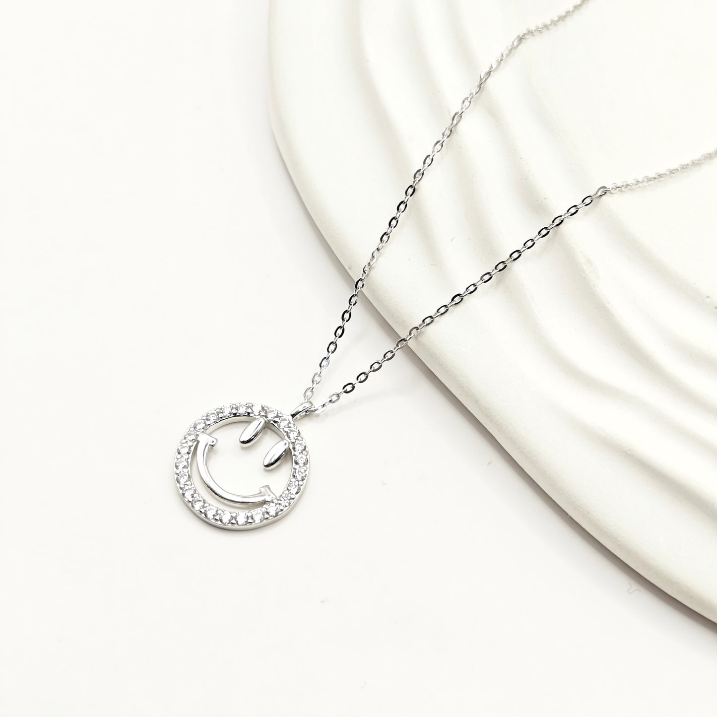 Smiley Jewellery set 925 Silver