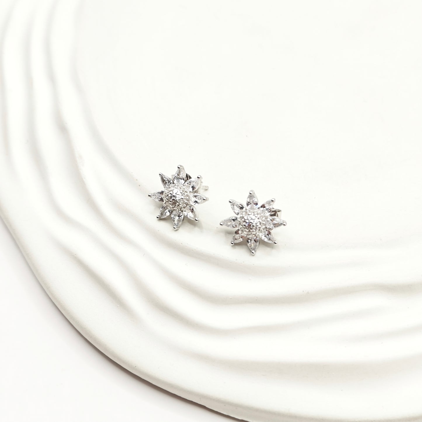 Flower Jewellery set 925 Silver