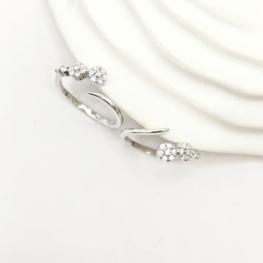 Flower Toering 925 Silver