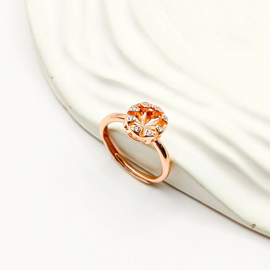 Signa Ring Rosegold Plated 925 Silver