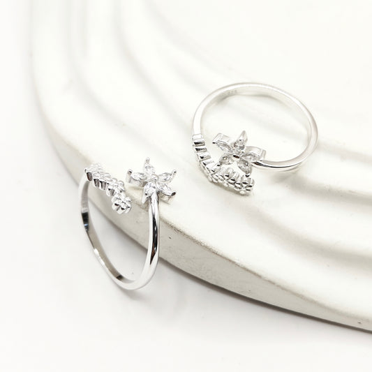 Peony Toering 925 Silver