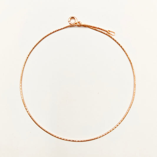 Classic Anklet Rosegold Plated 925 Silver