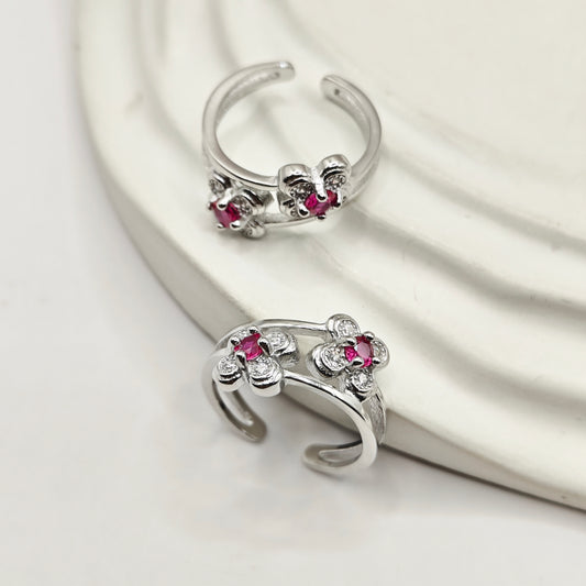 Ruby Toering 925 Silver