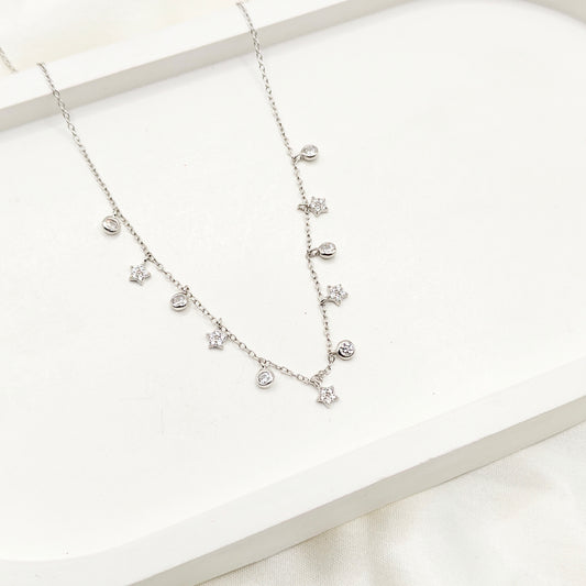 Star Charm Necklace 925 Silver