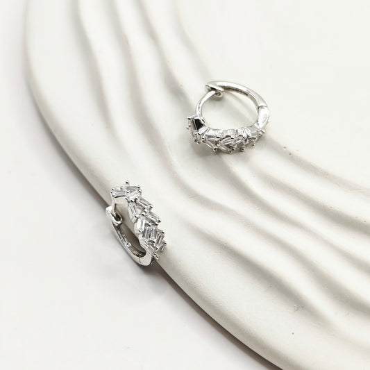 Bauggete Hoop Earrings 925 Silver