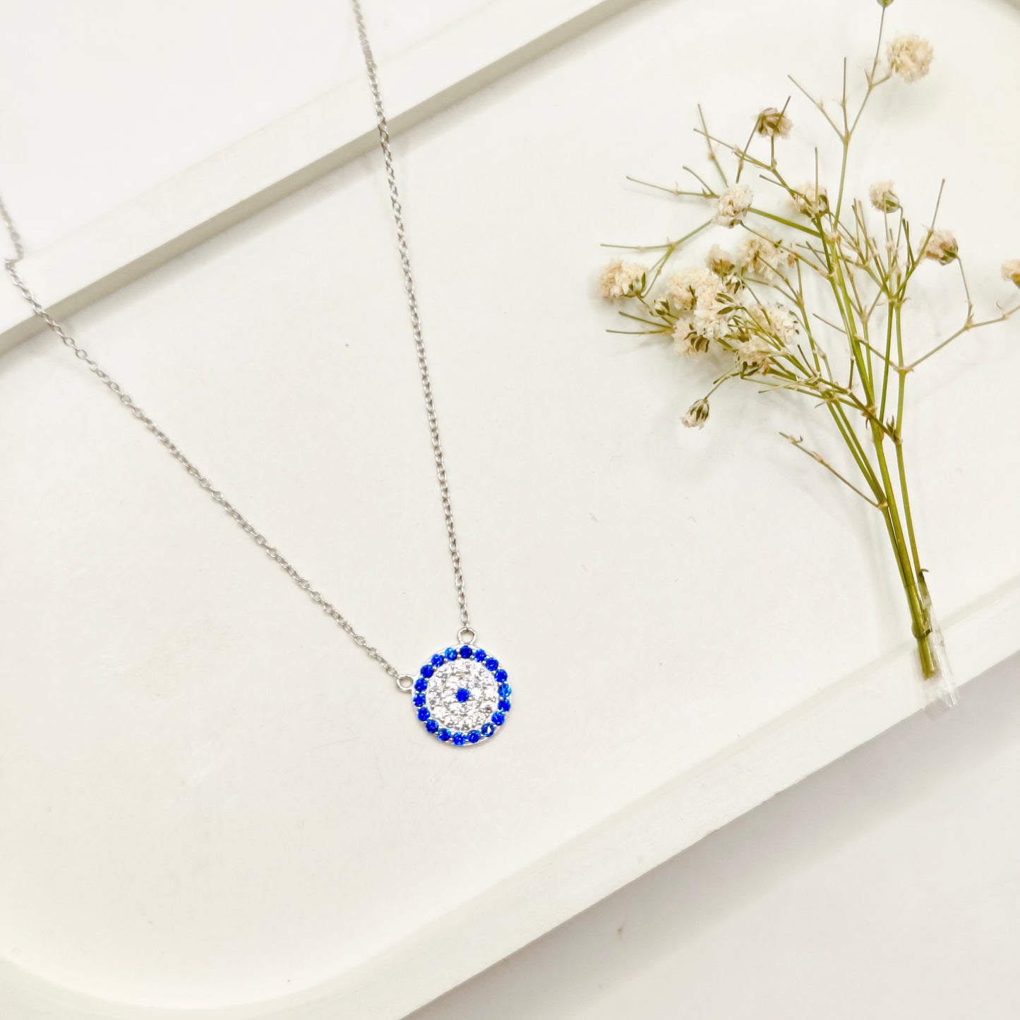 Evil Eye Necklace 925 Silver