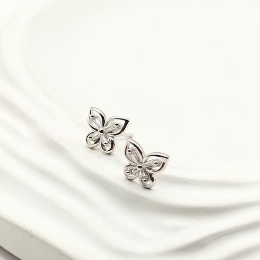 Mini Butterfly Earring 925 Silver