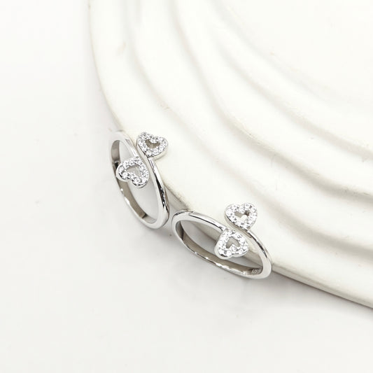 Heart Toering 925 Silver