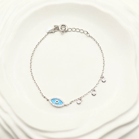 Evil Eye Bracelet 925 Silver