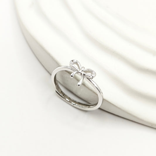 Bow Ring 925 Silver