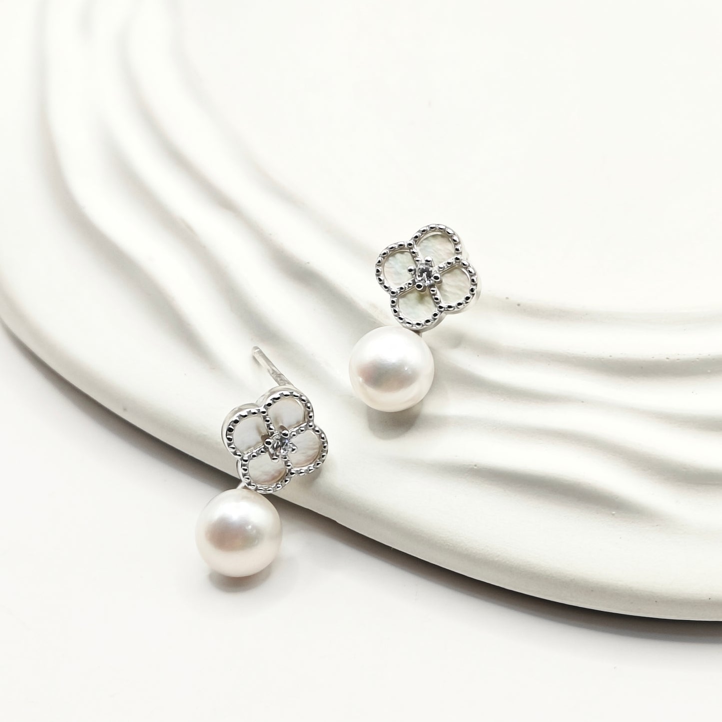 Everly Clover Earrings 925 Silver