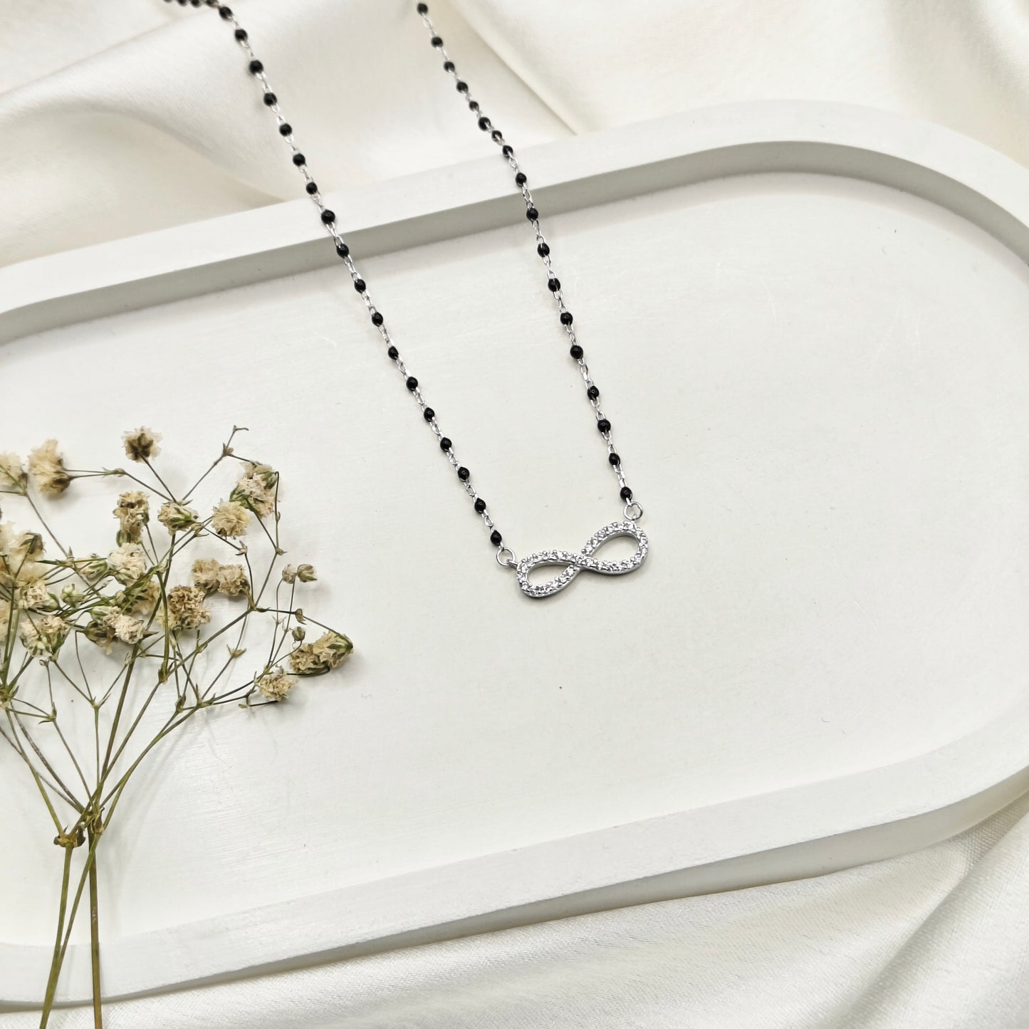 Infinity Mangalsutra Necklace 925 Silver