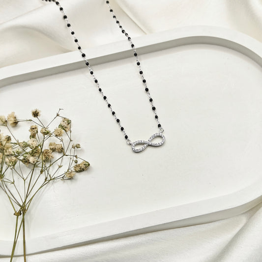 Infinity Mangalsutra Necklace 925 Silver