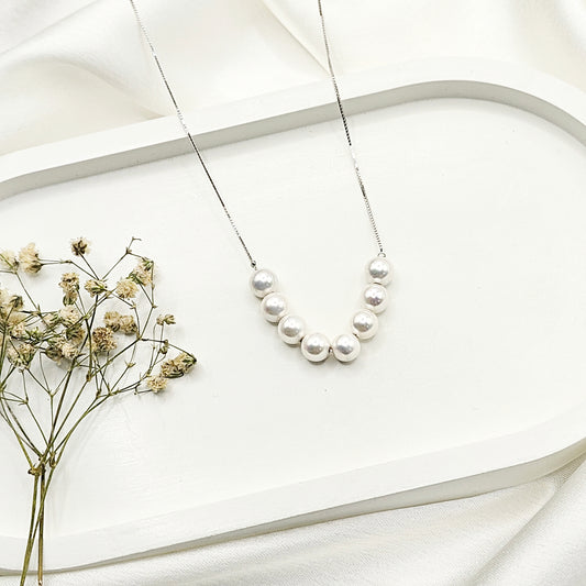 Pearl Necklace 925 Silver