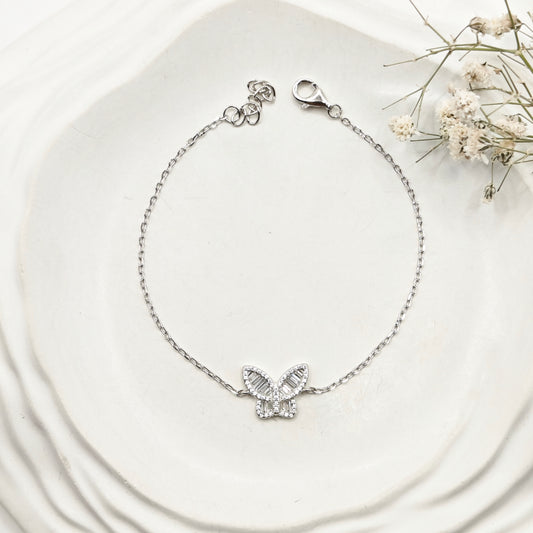 Butterfly Bracelet 925 Silver