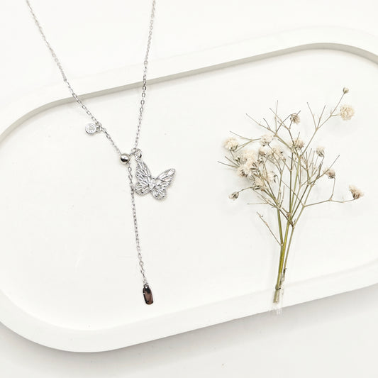 Butterfly Necklace 925 Silver