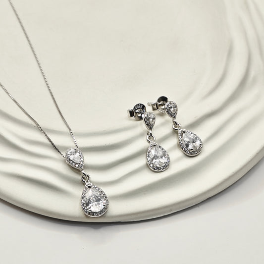 Eliza Jewellery Set 925 Silver