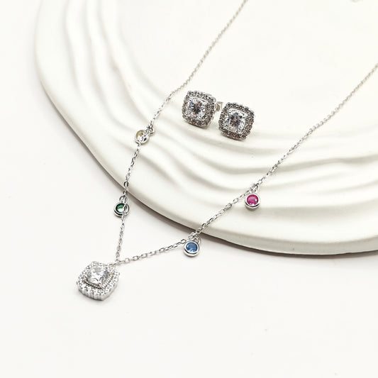 Olivia Jewellery set 925 silver