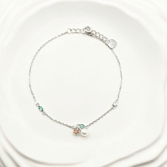 Cherry Bracelet 925 Silver